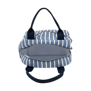 Ultramarine Stripe Lunch Tote