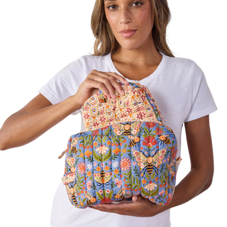Oversized Pouch Duo in Bee Tapestry