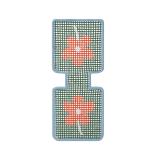 Needlepoint Flower Keychain Kit
