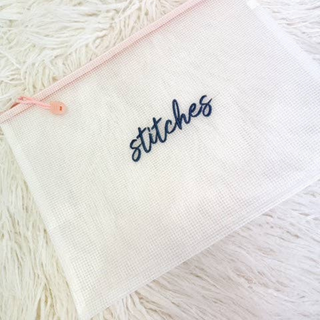 Needlepoint Project Pouch