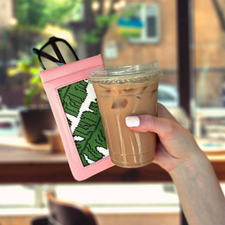 Banana Leaf Bonanza Eyeglass Case Needlepoint Kit