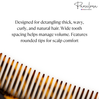 Parcelona French Wide Tooth Detangling Comb
