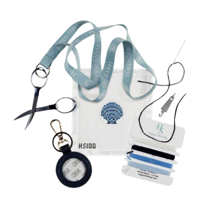 The Little Scallop Key Fob Needlepoint Kit