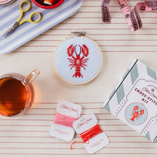 Lobster Beginner Cross Stitch Kit