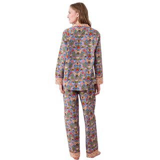Long PJ Set in Bee Tapestry