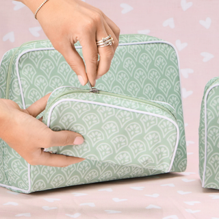 Small Patterned Toiletry Bag