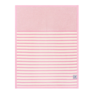Sweet Pea Stripe Blush Mini Blanket