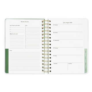 17 Month Large Spiral Planner