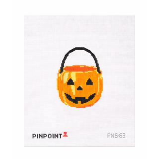 Trick-or-Treat Bucket Needlepoint Canvas