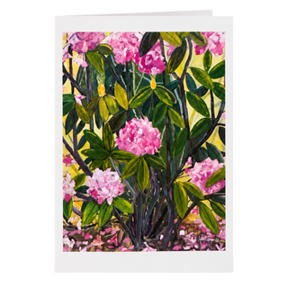Rhododendron in Full Bloom Card
