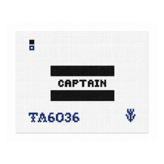 Captain Band Needlepoint Canvas