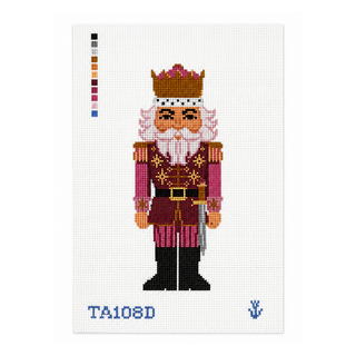 Pink Nutcracker Needlepoint Canvas