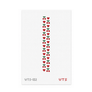 Cherry Keychain Needlepoint Canvas
