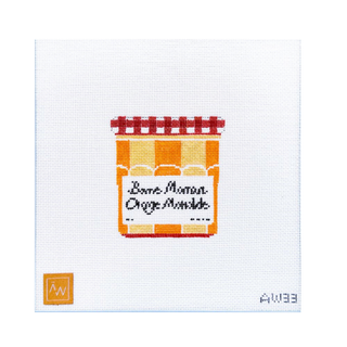 Orange Marmalade Jam Jar