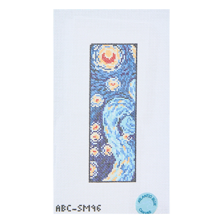 Starry Night Bookmark Needlepoint Canvas