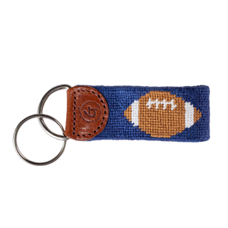 Tailgate Lovers Needlepoint Keychain