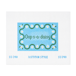 Oops-a-Daisy Needlepoint Canvas