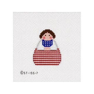 July Stitch Angel Needlepoint Canvas