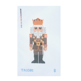 Chocolate Nutcracker Needlepoint Canvas