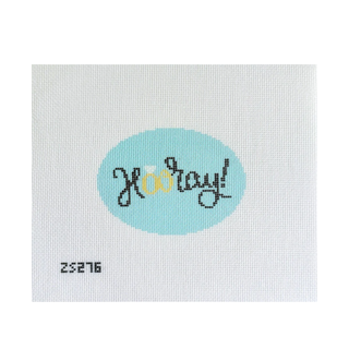 Hooray Needlepoint Canvas