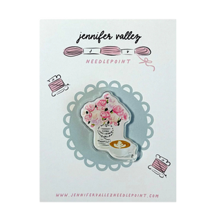Peonies and Coffee Needle Minder