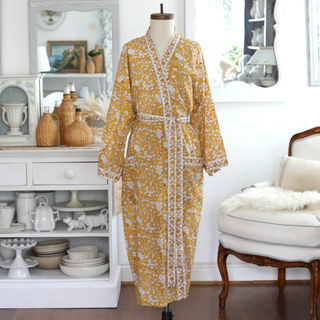 Pacho Saffron Kimono Robe