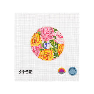 Grandma's Roses Needlepoint Canvas