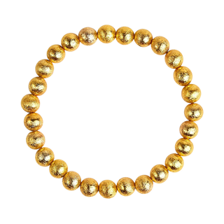 Georgia 8MM Gold Beaded Bracelet