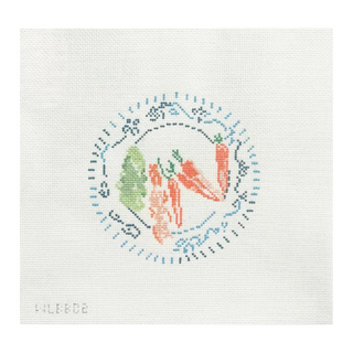 Veggie Plate Needlepoint Canvas