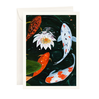 Koi Fish Card