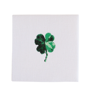 Four-Leaf Clover Needlepoint Canvas
