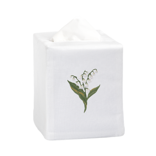 Lily of the Valley Botanical Tissue Box Cover