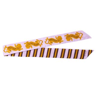 Camile Skinny Scarf Tiger Print