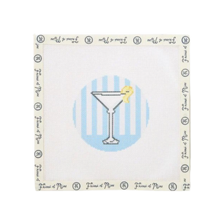 Martini Stripe Needlepoint Canvas
