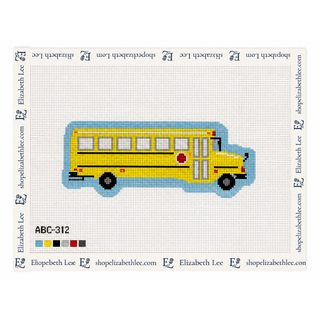 School Bus Needlepoint Canvas