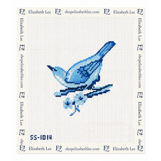 Chinoiserie Bird Needlepoint Canvas