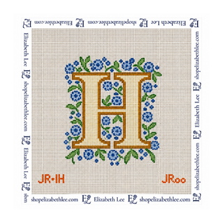 Alphabet H Needlepoint Canvas