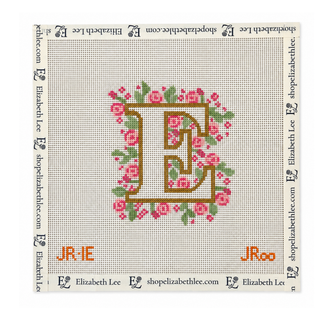 Alphabet E Needlepoint Canvas
