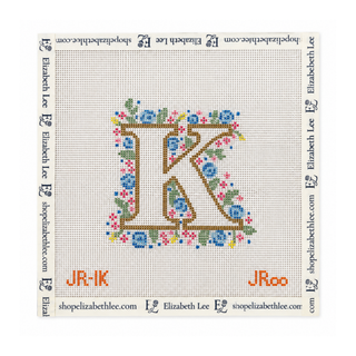 Alphabet K Needlepoint Canvas
