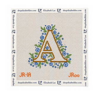 Alphabet A Needlepoint Canvas