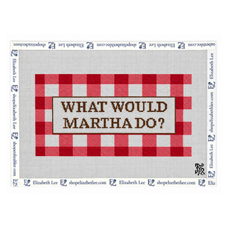 What Would Martha Do Needlepoint Canvas