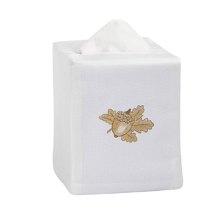 Acorn Gold Tissue Box Cover