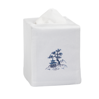 Canton Blue Tissue Box Cover