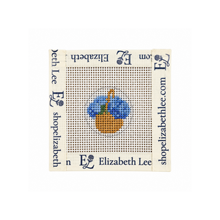 Nantucket Basket Round Needlepoint Canvas