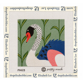 Swan Glide Needlepoint Canvas