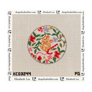 Mouse with Candy Cane Needlepoint Canvas