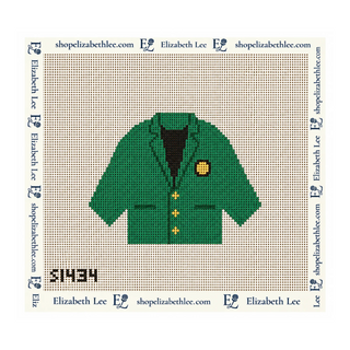Green Jacket Needlepoint Canvas