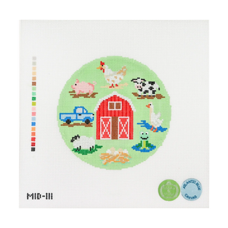 Farming Around Needlepoint Canvas