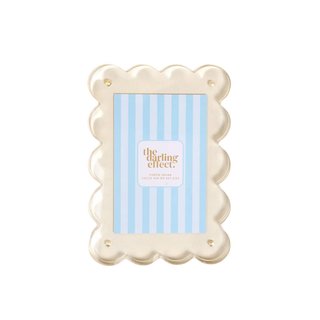 Rectangle Scalloped Clear Acrylic Picture Frame
