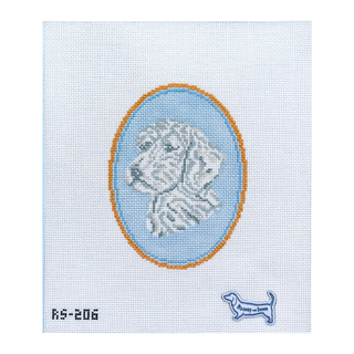 The Doodle Cameo Needlepoint Canvas